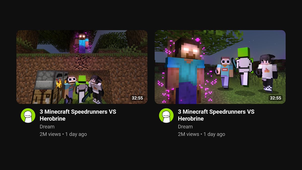 Which thumbnail would you click on?