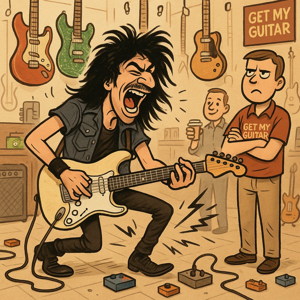 Every guitarist has that one riff they use to test every guitar. What’s yours... and what makes it the perfect test?🤔