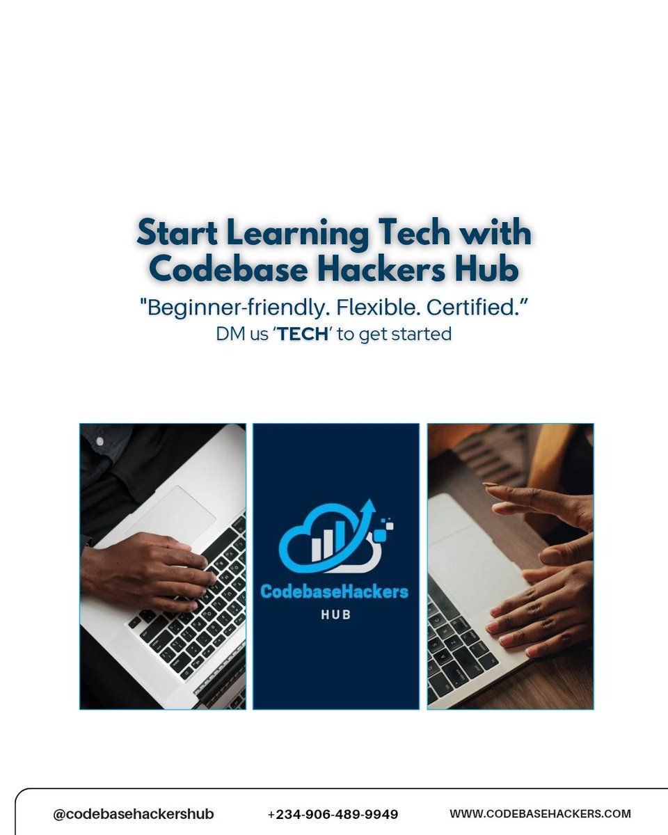 Codebasehackers's tweet image. What you get when you enroll for our Tech Courses:
* Globally recognised Microsoft certification
* JOB Placement
* Intense training + INTERNSHIP
* Premium job boards
* Capstone Projects
DM us 'TECH' to get started today!
5.0 CGPA #deprem Big Banju NYSC Sanchez #WCS25 Tems Pina