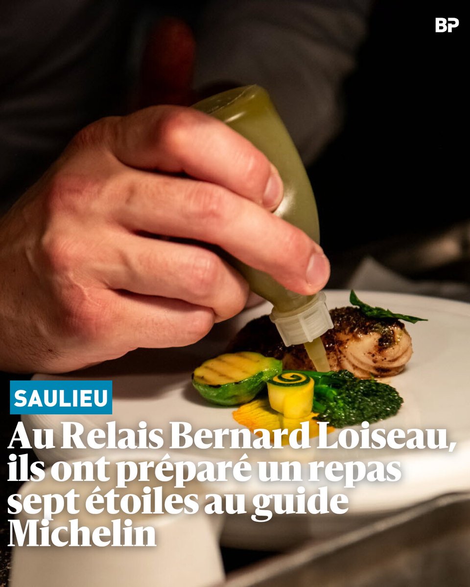 🍽️ Le chef Louis-Philippe Vigilant accueillait Fabien Ferré et  Franck Pelux au Relais Bernard Loiseau pour un dîner d’exception à six mains.
l.bienpublic.com/gWf