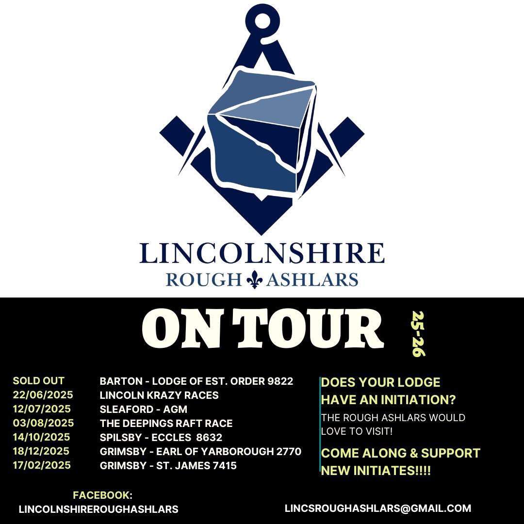 Lincs Freemasons (@lincsmasonic) on Twitter photo Weāve got an exciting calendar of events planned
Email lincsroughashlars@gmail.com for more information.
Or visit our Facebook page facebook.com/share/g/15TCpnā¦
#Lincolnshirefreemasons #LincsRoughAshlars #LightBlues #Freemasons #Lincs2025 #freemasonry Weāve got an exciting calendar of events planned
Email lincsroughashlars@gmail.com for more information.
Or visit our Facebook page facebook.com/share/g/15TCpnā¦
#Lincolnshirefreemasons #LincsRoughAshlars #LightBlues #Freemasons #Lincs2025 #freemasonry