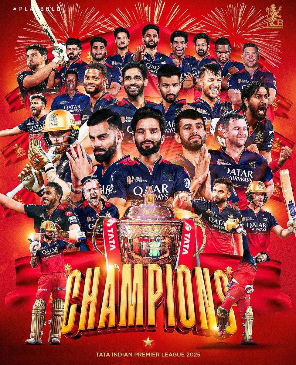 Ee sala cup Namdu
Congratulations RCB 
#RCBvsPBKS #RCBvPBKS #IPLFinal #IPL2025 #IPLFinals