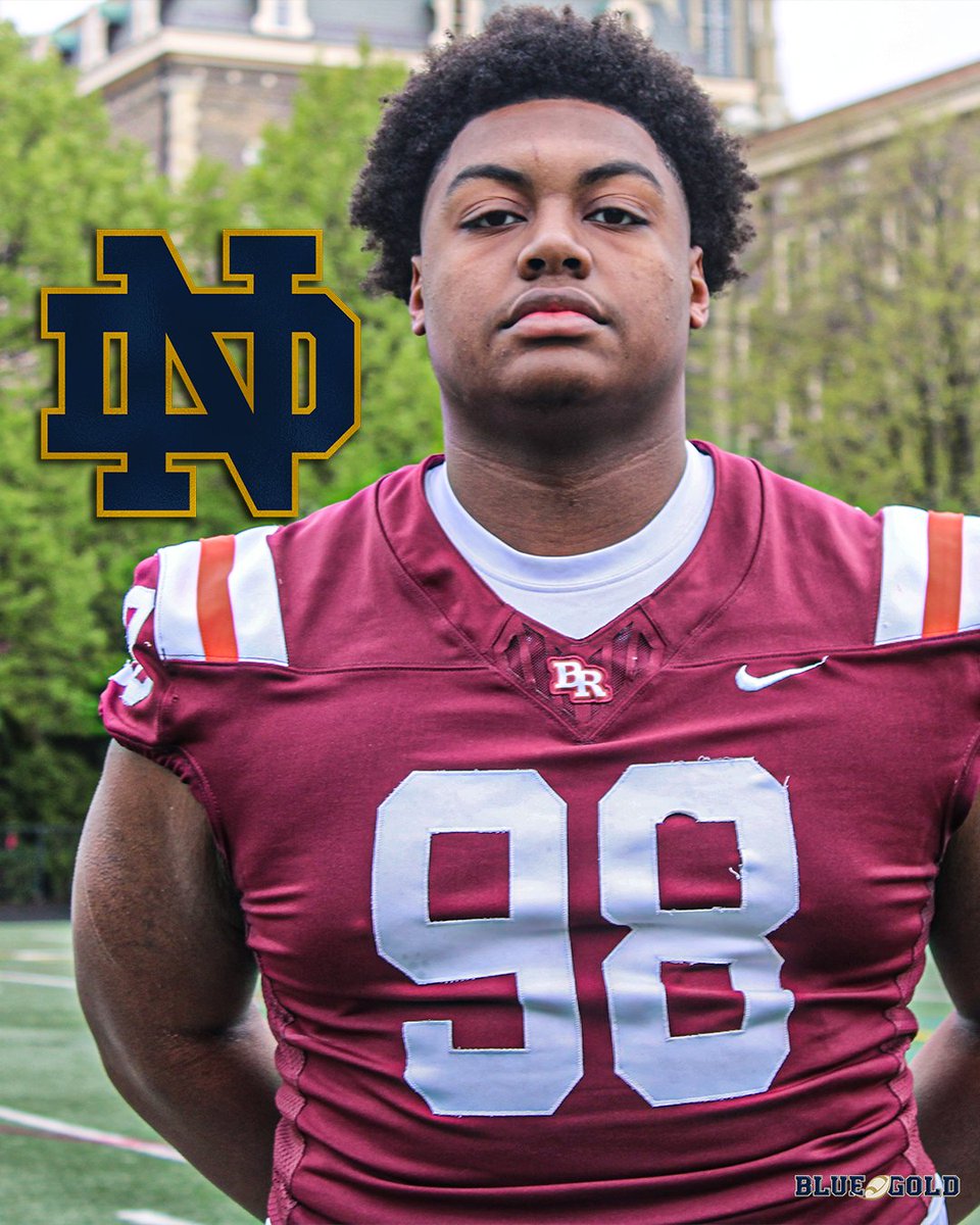 BlueandGold.com (@bginews) on Twitter photo Four-star 2027 DL Brayden Parks from Chicago Brother Rice will visit Notre Dame on Friday, according to <a href="/ByKyleKelly/">Kyle Kelly</a> ‼️☘️
Parks' godfather is Notre Dame legend Chris Zorich 👀
Details: on3.com/teams/notre-da… Four-star 2027 DL Brayden Parks from Chicago Brother Rice will visit Notre Dame on Friday, according to <a href="/ByKyleKelly/">Kyle Kelly</a> ‼️☘️
Parks' godfather is Notre Dame legend Chris Zorich 👀
Details: on3.com/teams/notre-da…