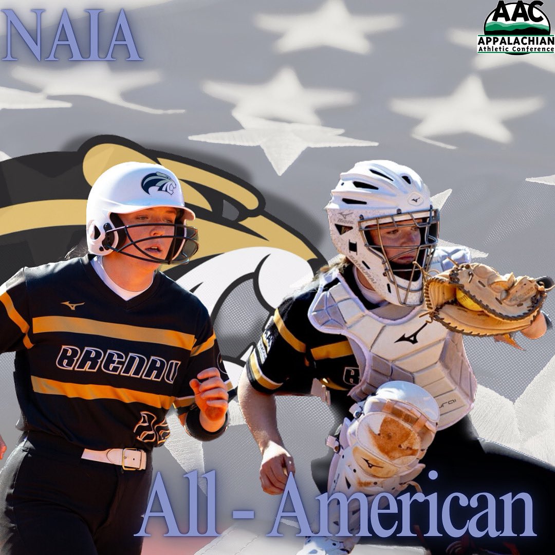 ALL - AMERICAN 💫 Congratulations to Ava Moon &amp; Whitney Hulsey on earning NAIA All - American Third - Team honors 🥎