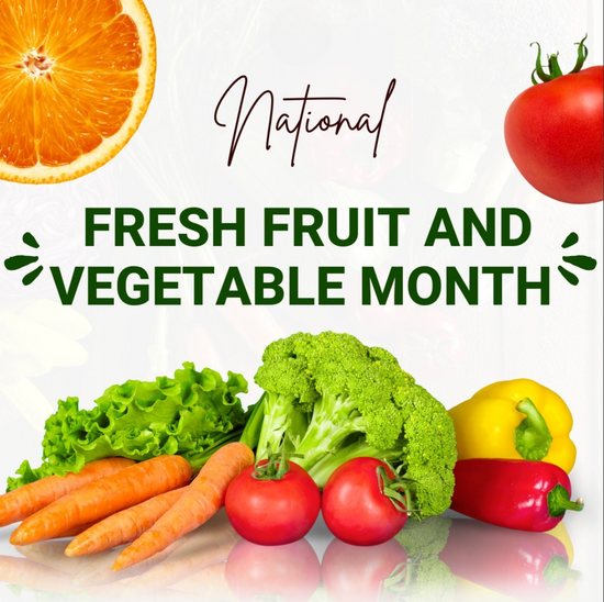 June is National Fresh Fruit and Vegetable Month!

Take time to support our local farmers and enjoy the abundance of fresh, healthy produce grown right here in North Carolina.