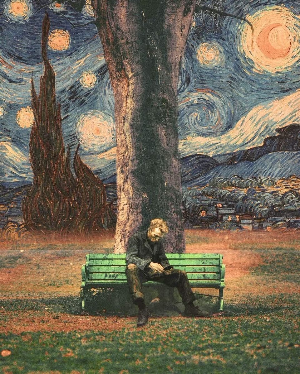 “İçimde fırtınalar koparken, dışımda 
güneşi boyuyorum.” ⸻ Van Gogh.