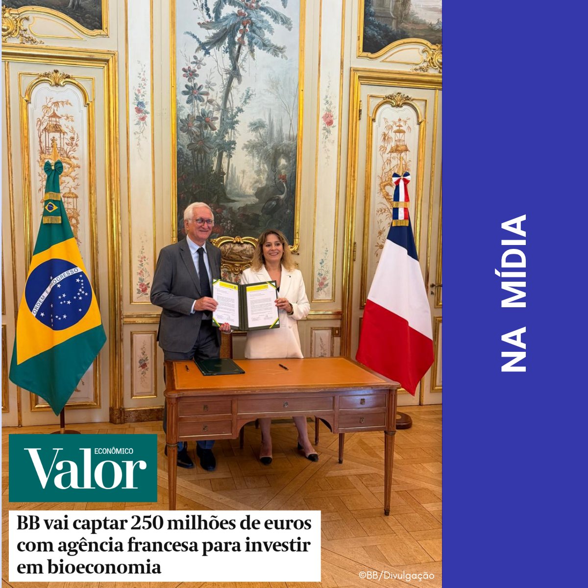 Agencia Francesa de Desarrollo (@afd_es) on Twitter photo 🇧🇷🤝🇫🇷 Durante a #SemanaDaAmazônia, <a href="/BancodoBrasil/">Banco do Brasil</a> e @AFD_fr firmaram carta de intenções para projetos sustentáveis:
🌿 #Bioeconomia
🌾 Agricultura de baixo carbono
🌱 Reflorestamento e mais!
📖 Saiba mais: shorturl.at/15bZZ
<a href="/franceaubresil/">France au Brésil 🇫🇷🇪🇺</a> <a href="/bourzai/">Mapie Bourzai</a> <a href="/valoreconomico/">Valor Econômico</a> 🇧🇷🤝🇫🇷 Durante a #SemanaDaAmazônia, <a href="/BancodoBrasil/">Banco do Brasil</a> e @AFD_fr firmaram carta de intenções para projetos sustentáveis:
🌿 #Bioeconomia
🌾 Agricultura de baixo carbono
🌱 Reflorestamento e mais!
📖 Saiba mais: shorturl.at/15bZZ
<a href="/franceaubresil/">France au Brésil 🇫🇷🇪🇺</a> <a href="/bourzai/">Mapie Bourzai</a> <a href="/valoreconomico/">Valor Econômico</a>