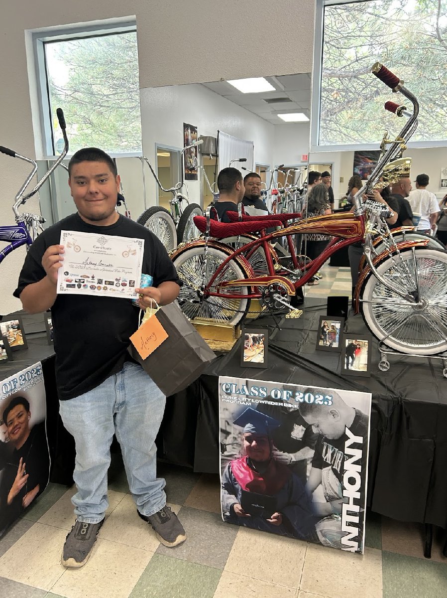 We were honored to be a part of the graduation of the third cohort of students in the Duke City Low Rider Bike Club. As part of #OperationEngage, Assistant Special Agent in Charge Jeffrey Armijo spoke to the graduates and their mentors. To learn more: ABQ.dea.gov.