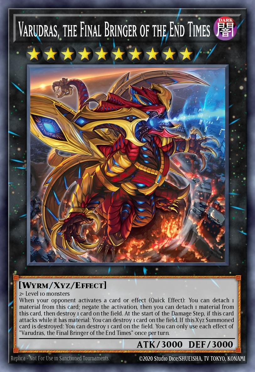 every_ygocard's tweet photo. Varudras, the Final Bringer of the End Times https://t.co/s6dFKFgESR