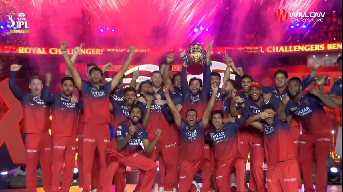 Krishan019's tweet photo. IPL 18 for No. 18 ❤️ 
Ee sala cup namdu ❤️‍🔥
#IPL2025
#ViratKohli𓃵 https://t.co/d4MLUjNzk9
