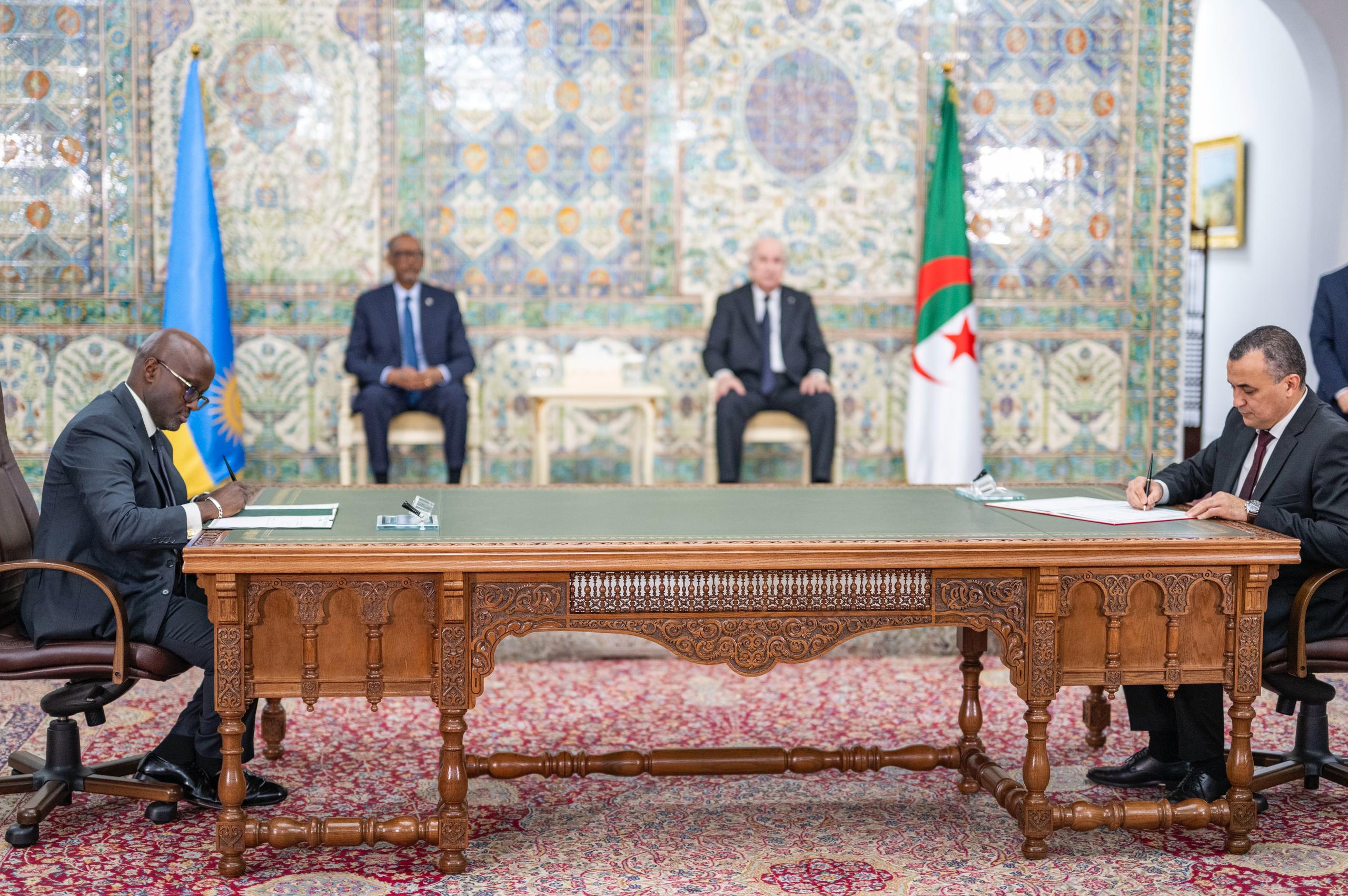 President Kagame’s arrival in Algeria reinforces diplomatic ties