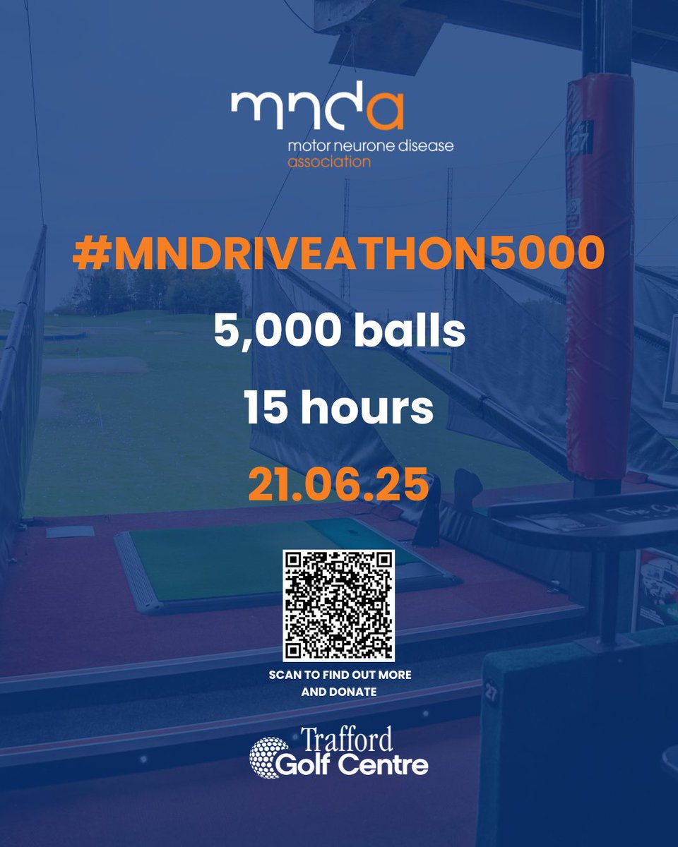 Trafford Golf Centre (@traffordgolf) on Twitter photo On 21.06.25, we’ll be hitting 5,000 golf balls to raise for <a href="/mndassoc/">MND Association</a>, supporting Anna & her family. Get involved by sponsoring, or come down & get involved. As well as whacking balls, there will be a PGA Pro running comps on the day: traffordgolfcentre.co.uk/traffordgolfce… #MNDriveathon5000 On 21.06.25, we’ll be hitting 5,000 golf balls to raise for <a href="/mndassoc/">MND Association</a>, supporting Anna & her family. Get involved by sponsoring, or come down & get involved. As well as whacking balls, there will be a PGA Pro running comps on the day: traffordgolfcentre.co.uk/traffordgolfce… #MNDriveathon5000