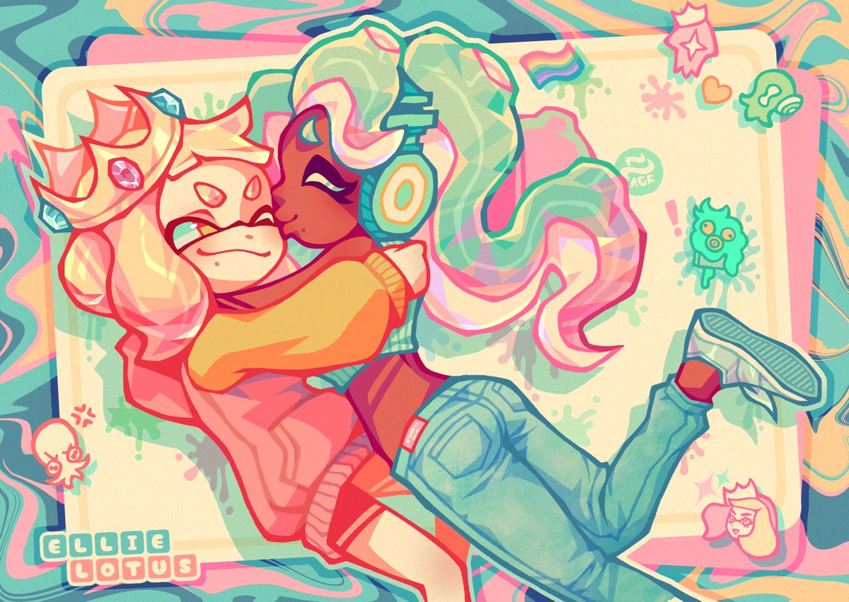 Happy pride month! 💛✨

#Pearlina #fanart