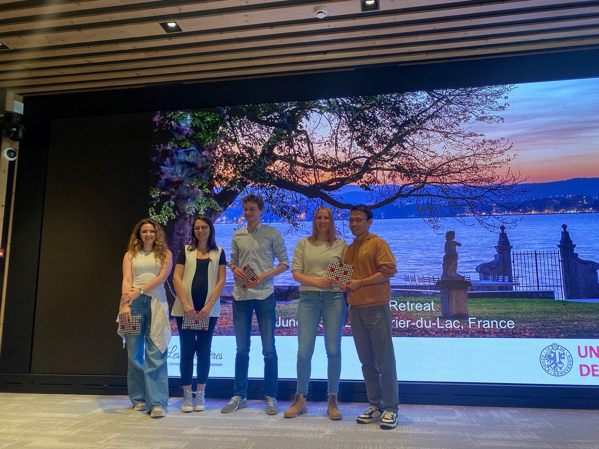 GCIR_Unige's tweet image. 🎉 #PATIM Retreat 2025!🛶
Pathology &amp;amp; #Immunology dept. gathered in Annecy for 2 days of science, talks, posters, sailing &amp;amp; rock &amp;amp; roll!
🏆Congrats to awardees: @bennifiordi, Liqing Cheng, Mehdi Hicham, Laure Garnier &amp;amp; @ghazal_shammas!
@unige_en Faculty of Medicine