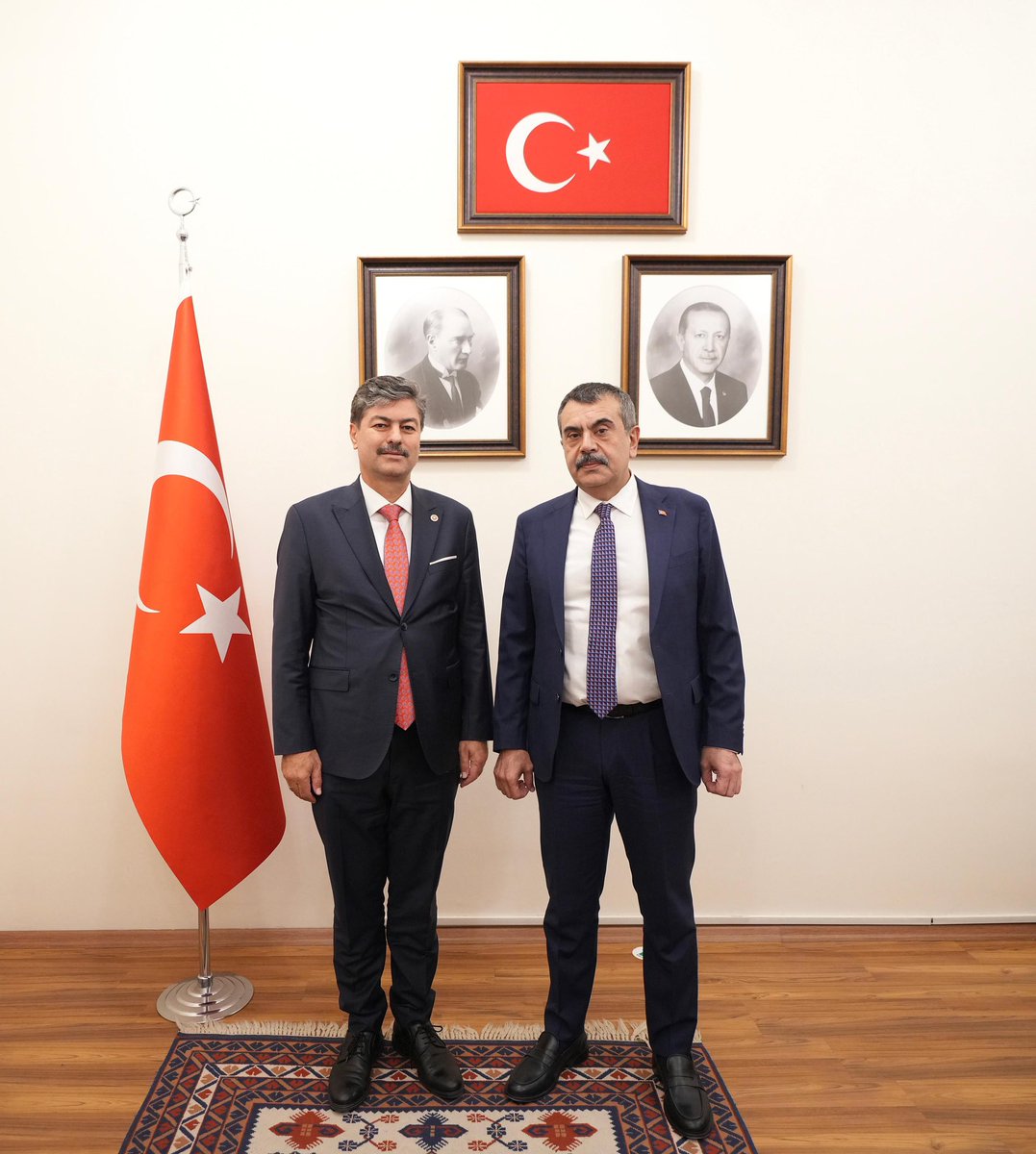 📍TBMM 

Milli Eğitim Bakanımız Sayın Yusuf Tekin’i ziyaret ettik.

İlimizin talepleri ile ilgili görüşmeler gerçekleştirdik.

Sayın Bakanımıza ilimize göstermiş oldukları ilgi ve desteklerinden dolayı teşekkür ediyorum.