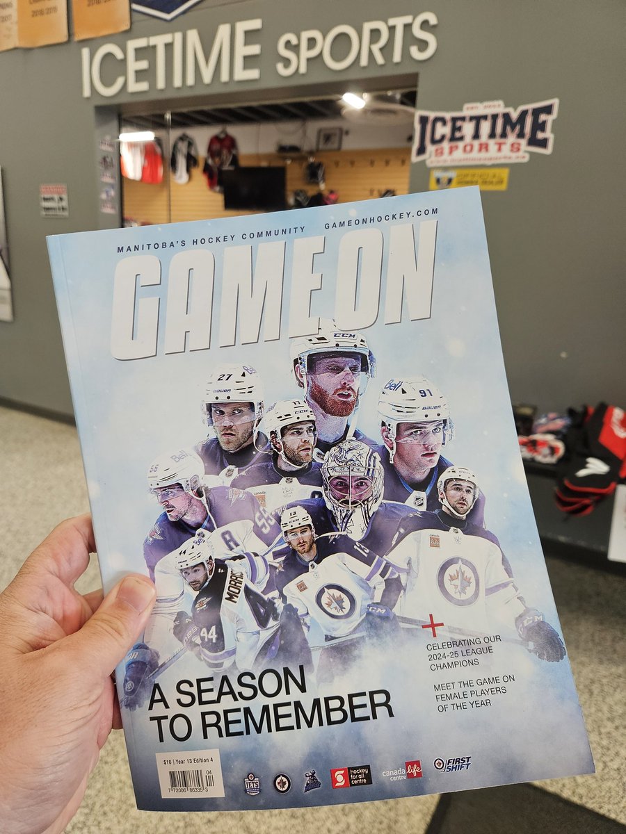 Michael Wynne (@windog0101) on Twitter photo <a href="/GameOnHockey/">Game On Magazine</a> New Game On Magazine arrived today available now @ #icetimesports #Winnipeg <a href="/GameOnHockey/">Game On Magazine</a> New Game On Magazine arrived today available now @ #icetimesports #Winnipeg