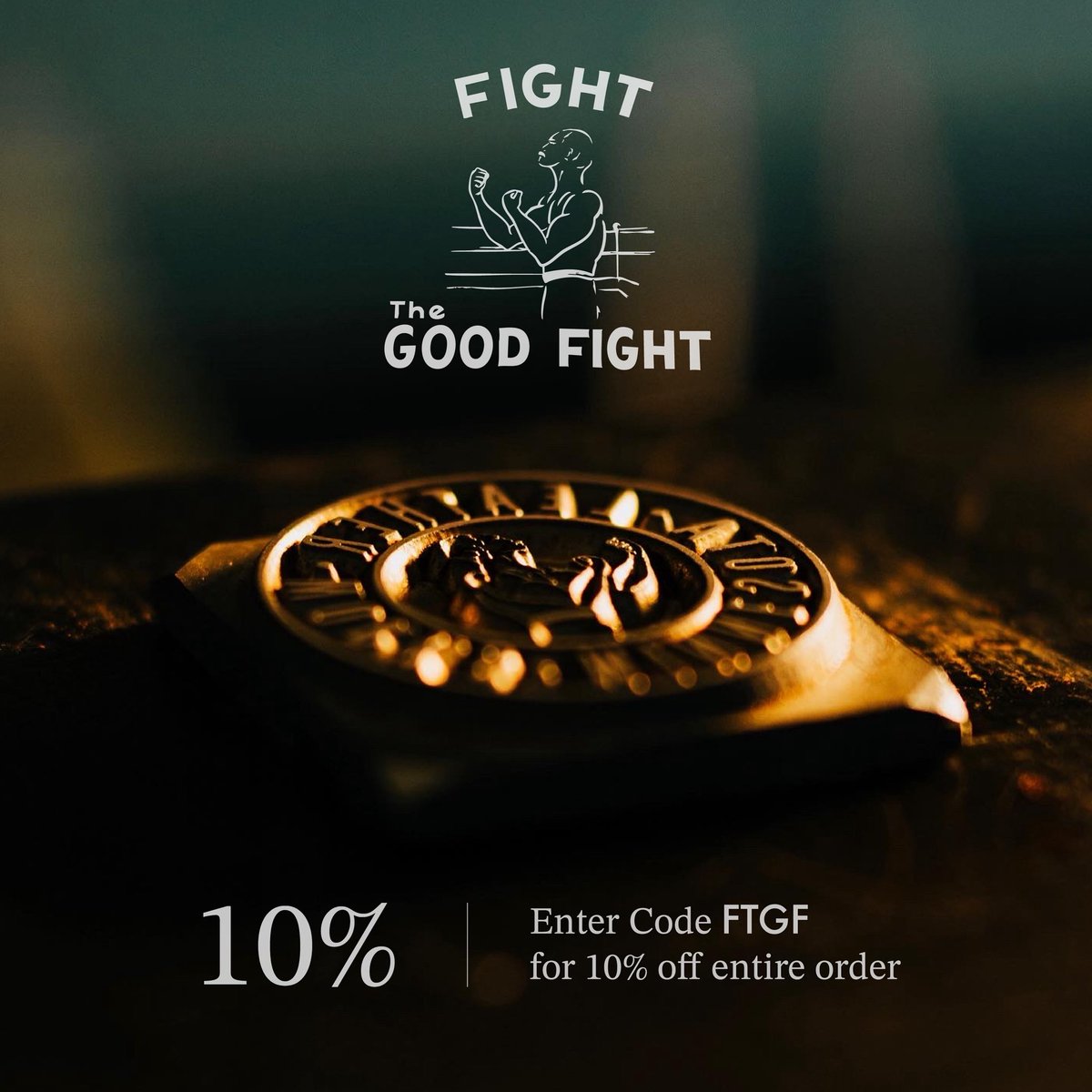 Father’s Day is coming up fast. 

To help celebrate we are offering 10% off all orders now through Father’s Day. Shop from our selection of Wallets, EDC Belts, and Key Fobs. 

Fight the Good Fight. 

🥊