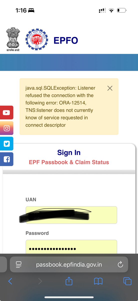 hars_hiit's tweet photo. @socialepfo my EPFO hasn’t updated since January. Neither the Umang app @UmangOfficial_ nor the EPFO website is working.

#epfo #umang https://t.co/ReSzJzSfuN