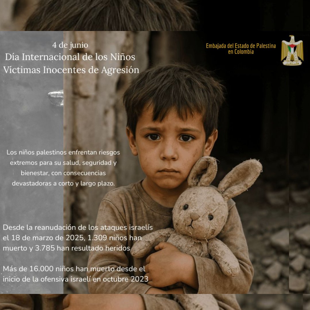 Embajada del Estado de Palestina en Colombia tweet media