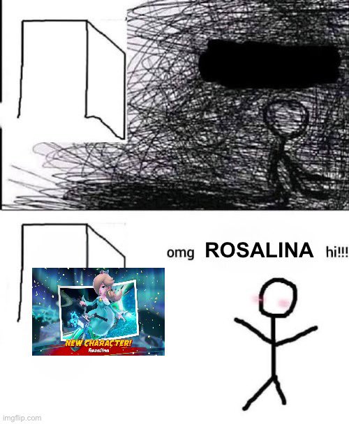 Me before and after unlocking Rosa in MKW