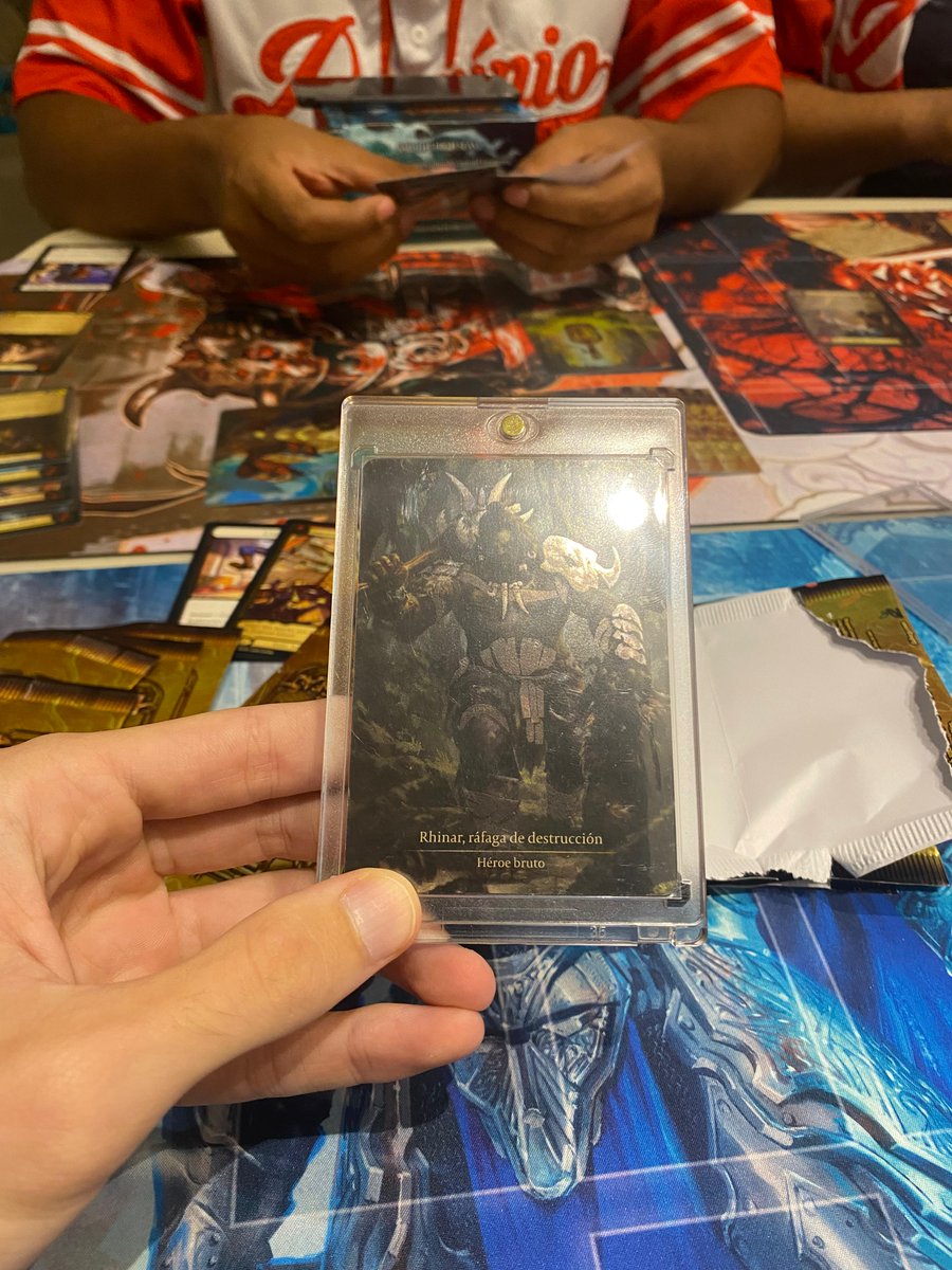 Hey <a href="/james_white/">James White</a> <a href="/fabtcg/">Flesh and Blood</a> look at what one of the players on our team got!