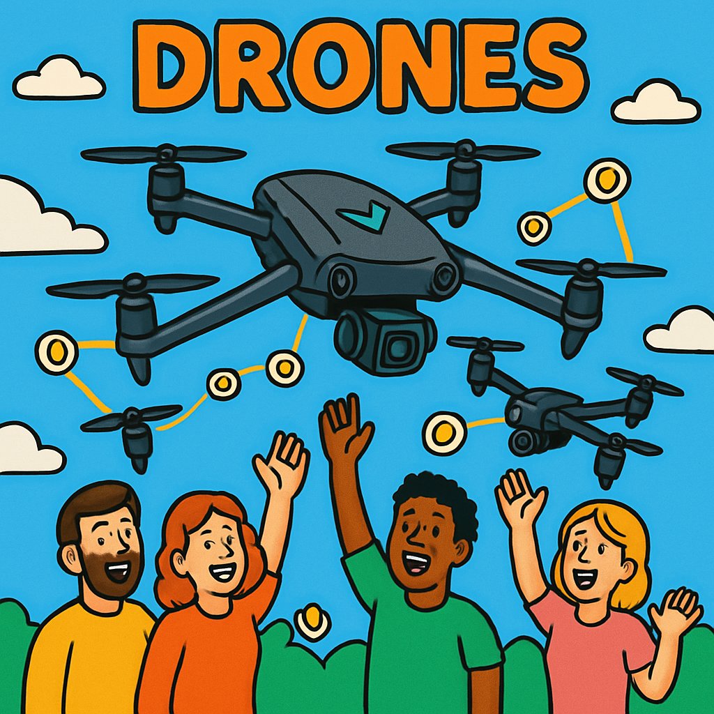 DePIN🤝Drones… a match made in heaven ☁️

Current Earth imaging infrastructure is already airborne, but it’s begging for an upgrade.

That’s why a decentralized drone pilot network is the most obvious use case in the DePIN playbook 🧵