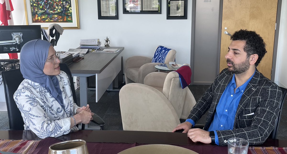 I had a 💔 discussion with Omar Omar about his loved ones still trapped in Gaza, facing numerous hurdles in coming to Canada. The Gazan Canadian League, along with many Canadians, are calling for immediate evacuations + an end to the bombing, starvation, displacement &amp; suffering.