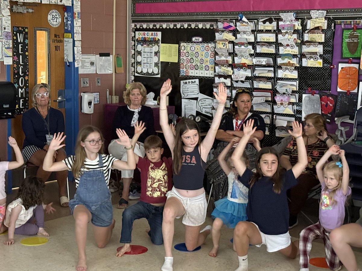 Fabulous yoga session with Mrs. Eastgate and our preschool friends. #beartavernpride