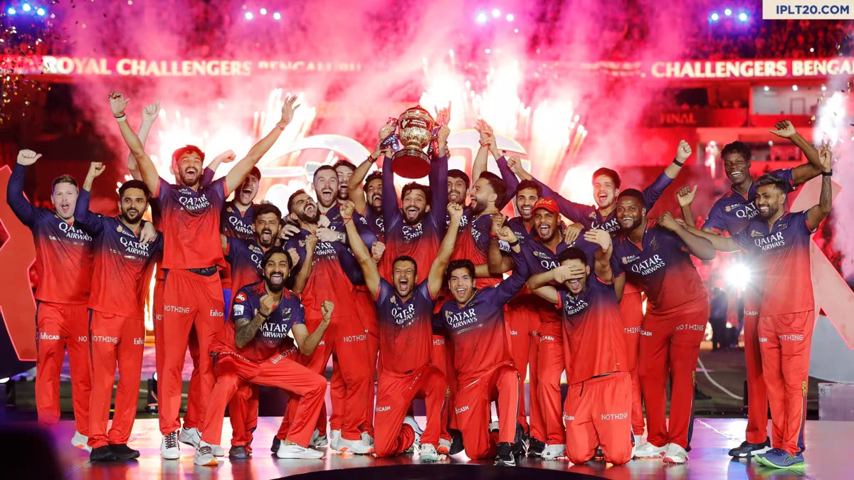 After 18 years of waiting, Royal Challengers Bangalore have claimed their first IPL trophy. The team that’s come close so many times has finally crossed the finish line. This victory came through solid team effort - key contributions with both bat and ball when needed. 

Virat