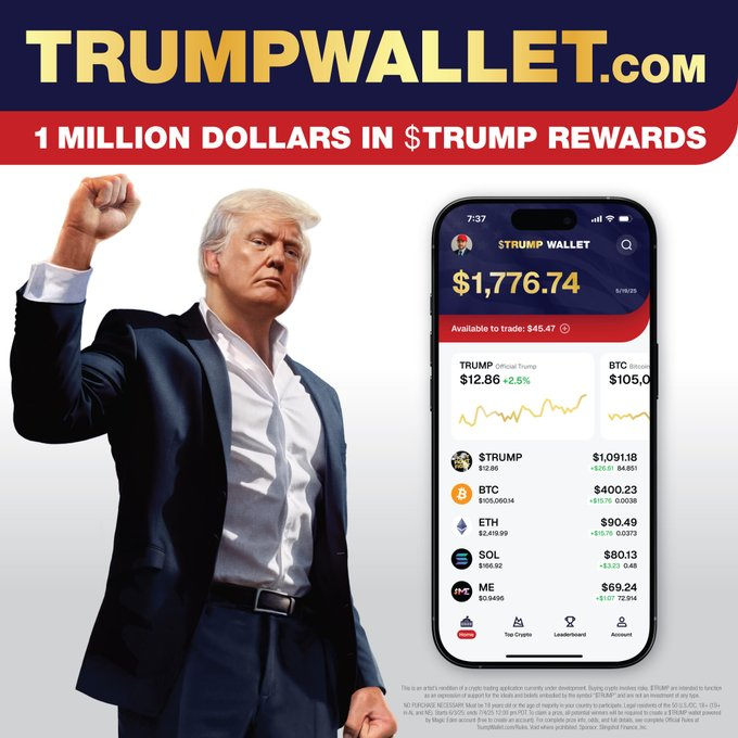 Magic Eden Việt Nam 🇻🇳 (@magicedenvn_) on Twitter photo Tin hot: Ví $TRUMP chuẩn bị ra mắt! Ví crypto đầu tiên và duy nhất dành cho những người hâm mộ Trump
Tham gia danh sách chờ miễn phí để có cơ hội nhận phần thưởng trị giá 1M $TRUMP
Truy cập trumpwallet.com ngay
Ví $TRUMP được hỗ trợ bởi <a href="/magiceden/">Magic Eden 🪄</a> Tin hot: Ví $TRUMP chuẩn bị ra mắt! Ví crypto đầu tiên và duy nhất dành cho những người hâm mộ Trump
Tham gia danh sách chờ miễn phí để có cơ hội nhận phần thưởng trị giá 1M $TRUMP
Truy cập trumpwallet.com ngay
Ví $TRUMP được hỗ trợ bởi <a href="/magiceden/">Magic Eden 🪄</a>