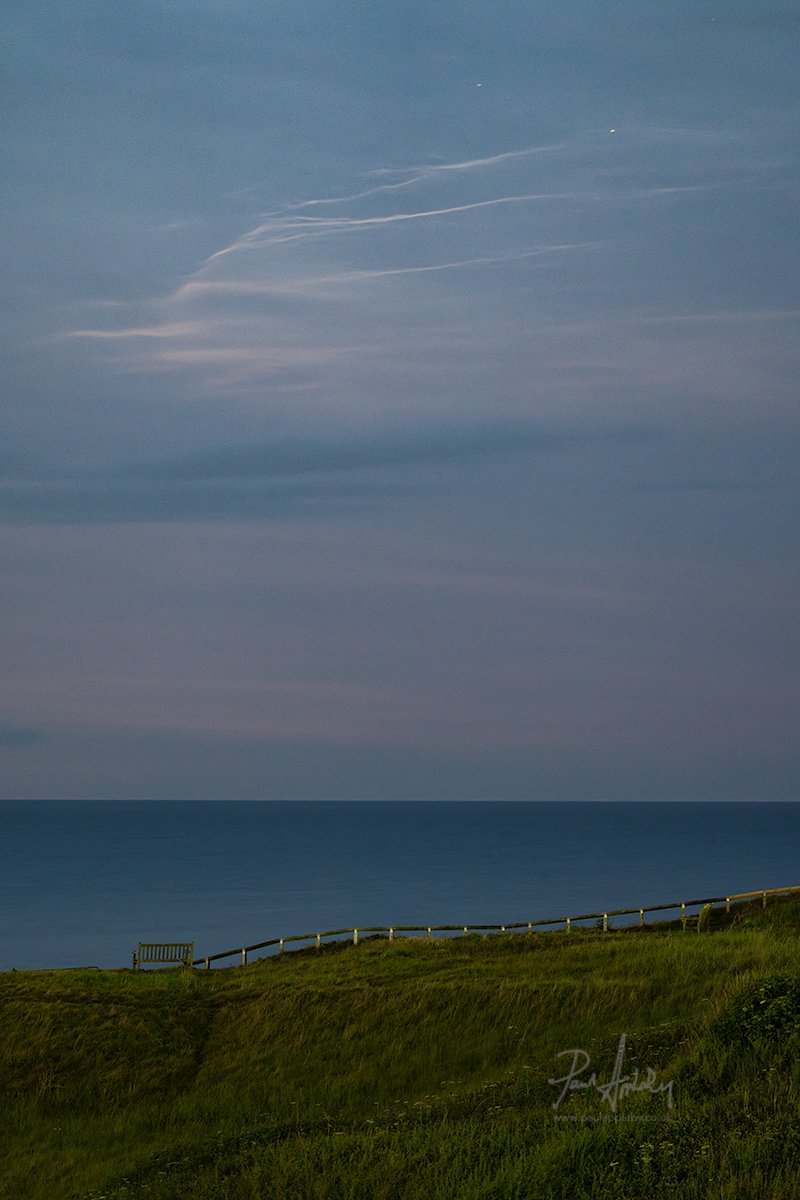 PaulAppleby_01's tweet image. Caught my first noctilucent clouds of the season.
Whitley Bay and Seaton Sluice.
1am, 4th June 2025