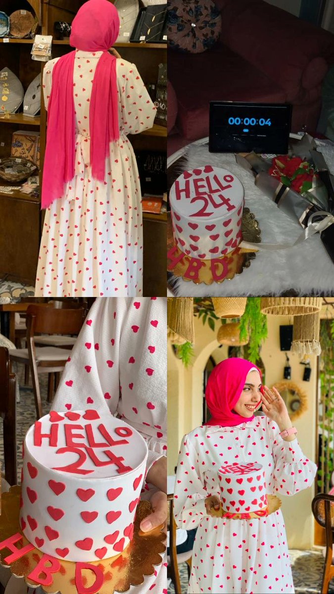 انا وفستان الحب بنحتفل بعيد ميلادي ♥️🫶
Hello 24🎂🥂