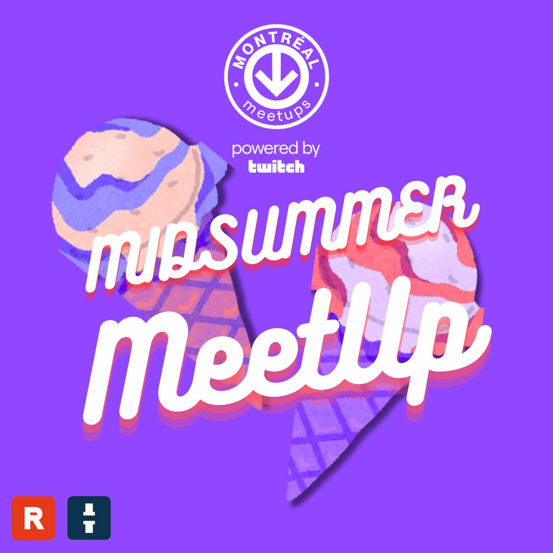Hello Montreal 👋 We’re back just in time for summer with our first 2025 MeetUp experience in collaboration with <a href="/RivrStream/">Rivr</a>!
Join us in person on Friday June 27th at 6PM to meet and connect with other creators.
RSVP below 👇
meetups.twitch.tv/events/details…