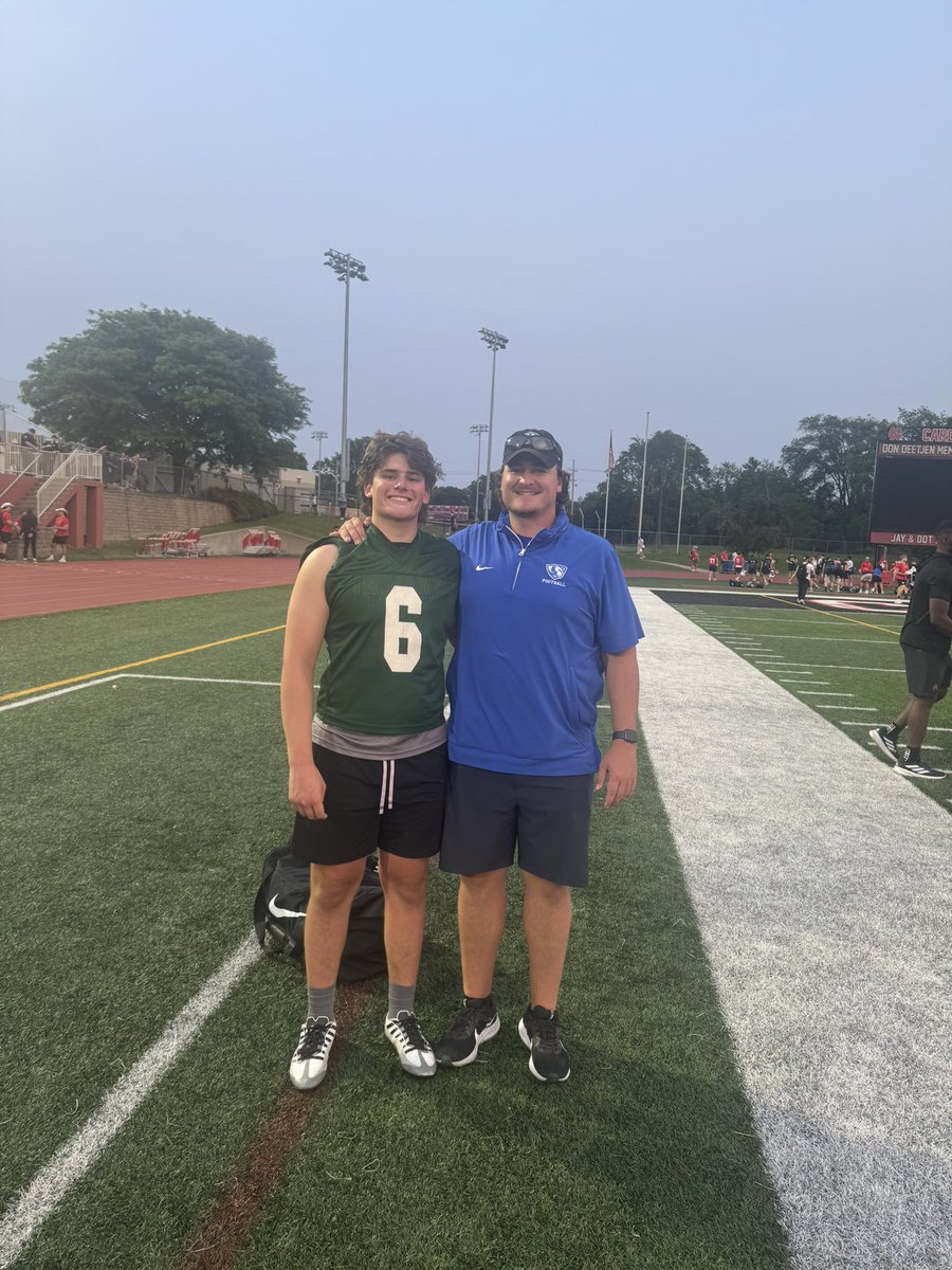 Jackson Miranda (@jacksonamiranda) on Twitter photo Thanks <a href="/MKeeler5/">Coach Mason Keeler</a> for an awesome conversation! It was great meeting you and I’m super excited to be at <a href="/EIU_FB/">Eastern Illinois Football</a> this Sunday for a camp and a game day visit this season!
<a href="/Minooka_Indians/">Minooka Football</a> <a href="/RecruitTheNook/">Minooka Football Recruiting</a> Thanks <a href="/MKeeler5/">Coach Mason Keeler</a> for an awesome conversation! It was great meeting you and I’m super excited to be at <a href="/EIU_FB/">Eastern Illinois Football</a> this Sunday for a camp and a game day visit this season!
<a href="/Minooka_Indians/">Minooka Football</a> <a href="/RecruitTheNook/">Minooka Football Recruiting</a>