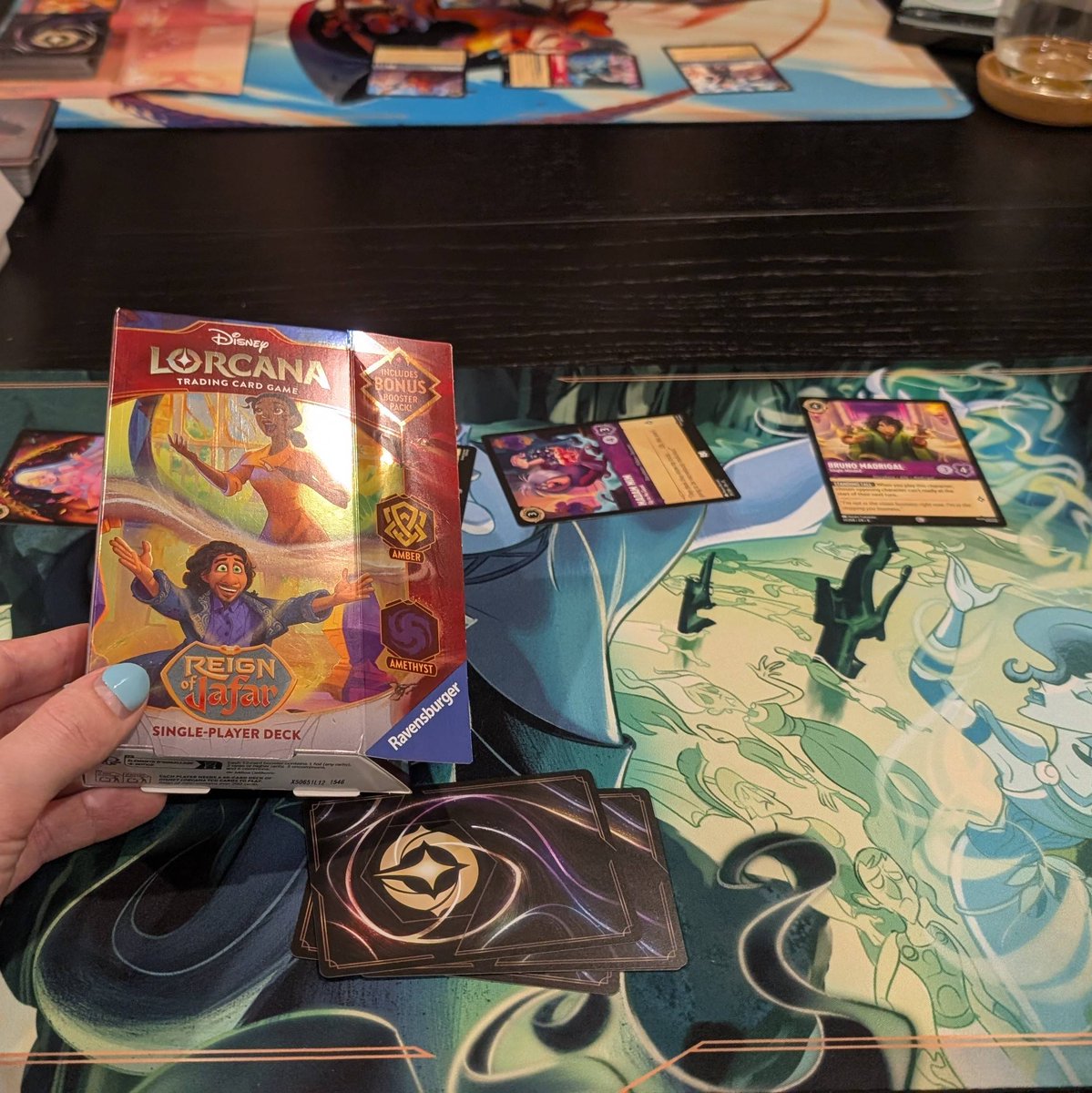 NorZZa (@norzzatv) on Twitter photo Last night, we pulled out the #DisneyLorcana cards for some games before I leave for SGF.
Thanks, <a href="/DisneyAUNZ/">Disney AUNZ</a>, for sending me the new Reign of Jafar Set. I've found my new favourite card! 🤩 Last night, we pulled out the #DisneyLorcana cards for some games before I leave for SGF.
Thanks, <a href="/DisneyAUNZ/">Disney AUNZ</a>, for sending me the new Reign of Jafar Set. I've found my new favourite card! 🤩