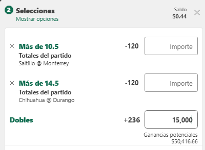 🎫: Cobra 🐍

📑; PARLEY
💵: 2 unidades
⚾: LMB
LIKE ❤️PARA COBRAR TODOS JUNTOS☘️🔁