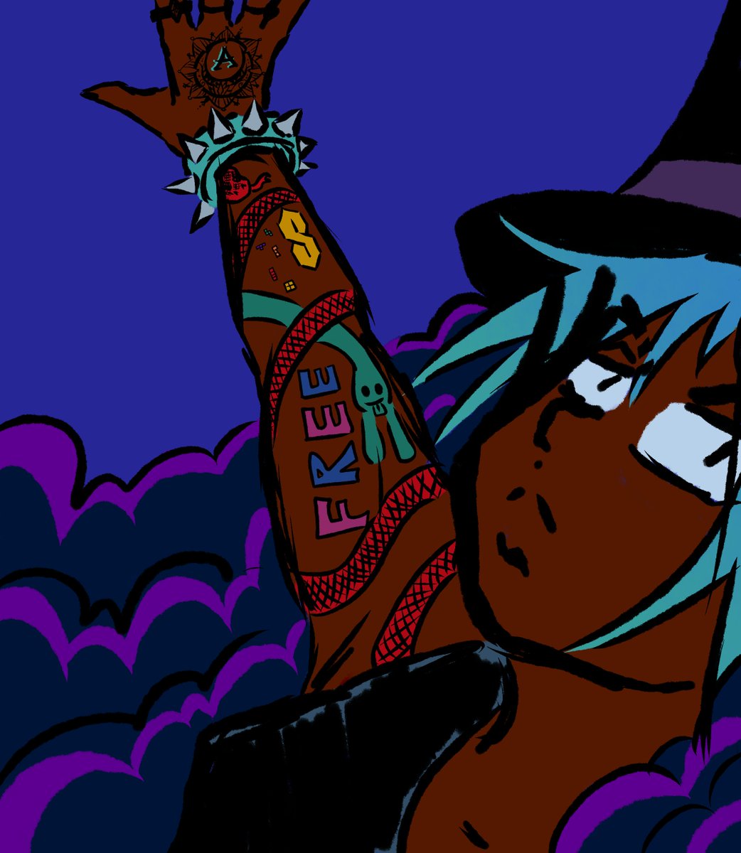 Bonytheartist's tweet image. just playin around with Ps2 Tattoos
#oc #ocart #opencomm