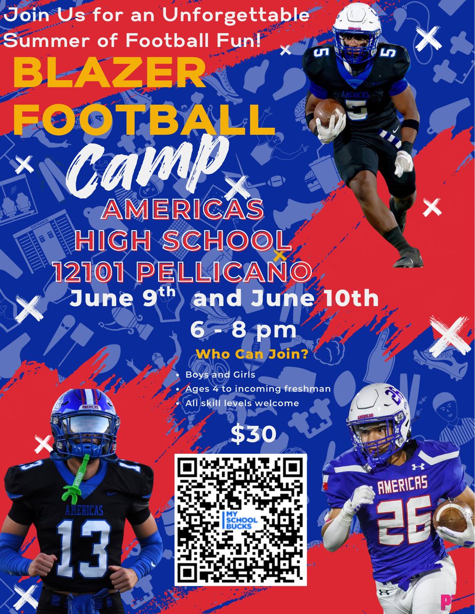 Noe Robles (@coach_noerobles) on Twitter photo Join us at Blazer Nation. Great way to kick off your summer. A’s Up!! <a href="/Americas_HS/">Nancy Torres</a> <a href="/jWood_AHS/">Joi Woodard</a> <a href="/KMildon_JDS/">Kerry Mildon - M.S. Cybersecurity</a> <a href="/VCastillo_CMS/">Valeria Castillo, M.S</a> <a href="/WalterEClarkeMS/">Daniela Palmer</a> <a href="/AthleticsJDS/">Drugan Dragons Athletics</a> <a href="/JohnDrugan_PK8/">John Drugan PK-8</a> Join us at Blazer Nation. Great way to kick off your summer. A’s Up!! <a href="/Americas_HS/">Nancy Torres</a> <a href="/jWood_AHS/">Joi Woodard</a> <a href="/KMildon_JDS/">Kerry Mildon - M.S. Cybersecurity</a> <a href="/VCastillo_CMS/">Valeria Castillo, M.S</a> <a href="/WalterEClarkeMS/">Daniela Palmer</a> <a href="/AthleticsJDS/">Drugan Dragons Athletics</a> <a href="/JohnDrugan_PK8/">John Drugan PK-8</a>