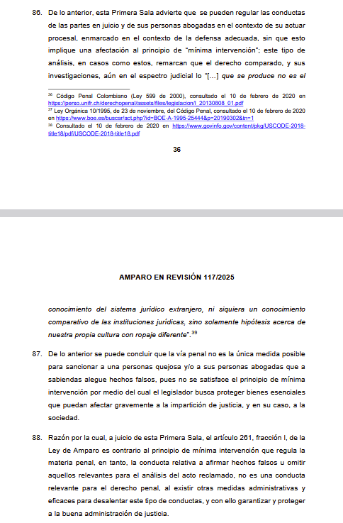 ¿ES CONSTITUCIONAL EL DELITO ESTABLECIDO EN EL ARTÍCULO 261, FRACCIÓN I DE LA LEY DE AMPARO?

Un proyecto del Ministro González Alcántara Carrancá señala que la conducta de señalar hechos falsos u omitir aquellos que le constan en una demanda de amparo, no es una conducta que