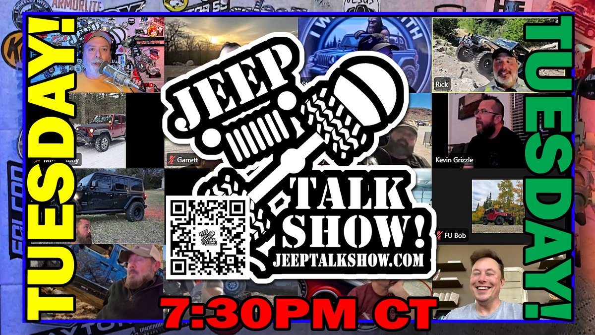 JeepTalkShow's tweet image. Join us right now! jeeptalkshow.com/roundtable pass jeep #jeeptalkshow #jeep #jeeplife #jtschicchat