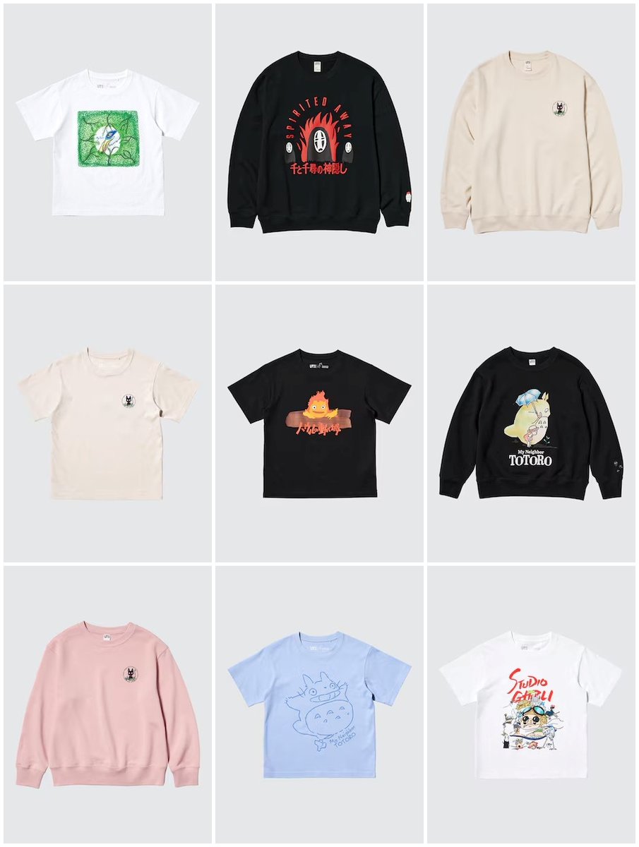 ASIS圏 7/4~、US圏 7/10~、EU圏 7月~発売予定】 ジブリ × UNIQLO UT