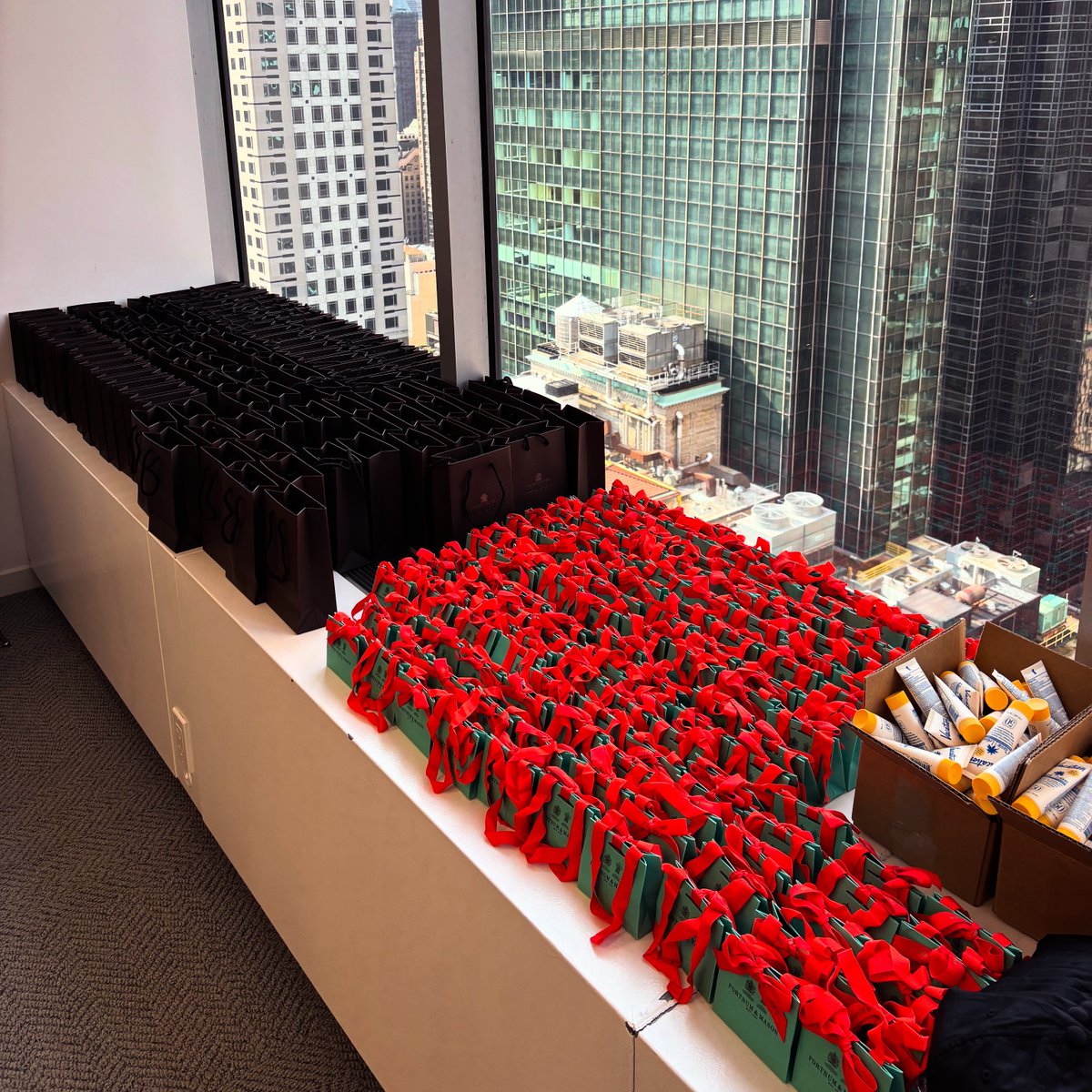 Behind the scenes assembling our gift bags!

Only two more days until we welcome everyone to our sold-out annual signature event—150 members coming together for stunning views, meaningful conversation, and an unforgettable evening.