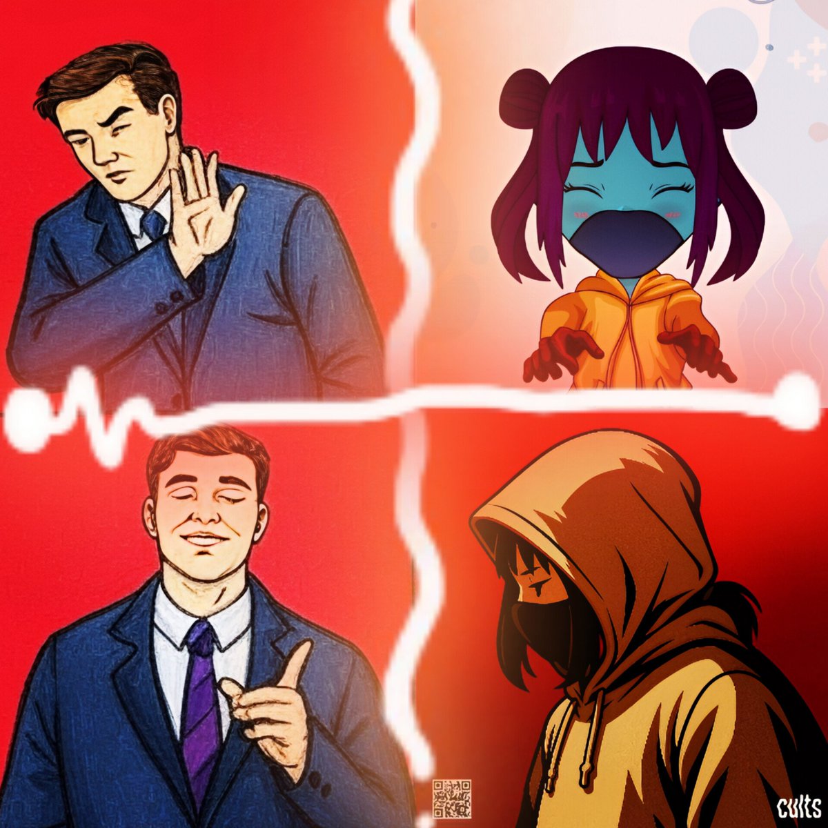 Me enjoying ma new profile pic from $CULTS!
👇

- Old, Aged Art #pfp with no community?   NO!

- Hot, New, Sweet, <a href="/cultsdotfun/">cults</a> fire Art pfp?   Yeeah!! 

🔥