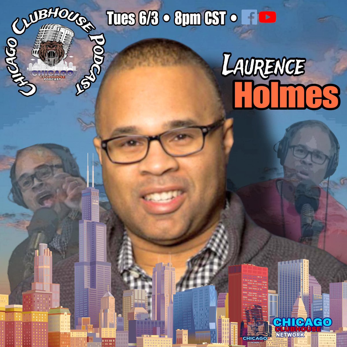 Tune in live im studio on YOUTUBE with 670 the score Laurence holmes talking chicago sports..
youtube.com/live/d3LvDTDXH…

#Bears #BearDown #chicagoclubhousepodcast