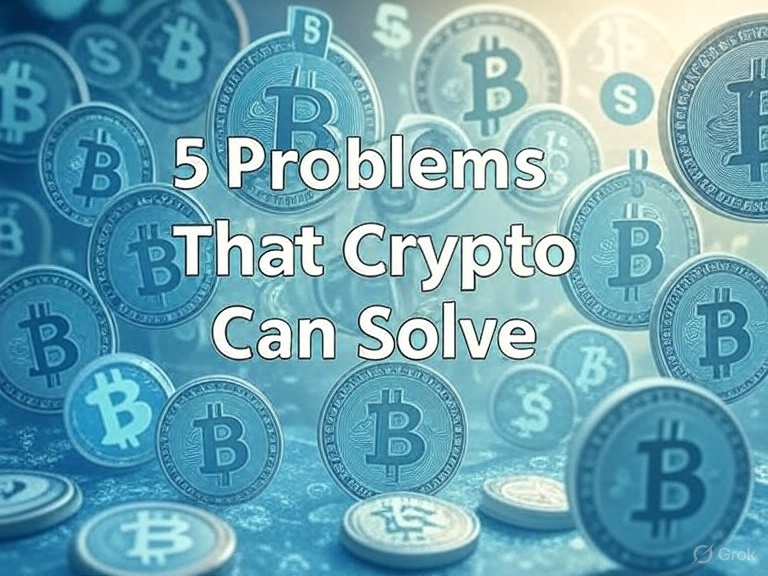 FinanceX (@therealfinancex) on Twitter photo ๐ 5 Problems Crypto Can Solve:
1๏ธโฃ Financial Inclusion โ Bank the unbanked!
2๏ธโฃ High Fees โ Cut middlemen costs!
3๏ธโฃ Slow Transfers โ Instant global payments!
4๏ธโฃ Censorship โ Decentralized freedom!
5๏ธโฃ Inflation โ Hard-cap assets like Bitcoin!
#CryptoRevolution #DeFi #FinanceX ๐ 5 Problems Crypto Can Solve:
1๏ธโฃ Financial Inclusion โ Bank the unbanked!
2๏ธโฃ High Fees โ Cut middlemen costs!
3๏ธโฃ Slow Transfers โ Instant global payments!
4๏ธโฃ Censorship โ Decentralized freedom!
5๏ธโฃ Inflation โ Hard-cap assets like Bitcoin!
#CryptoRevolution #DeFi #FinanceX