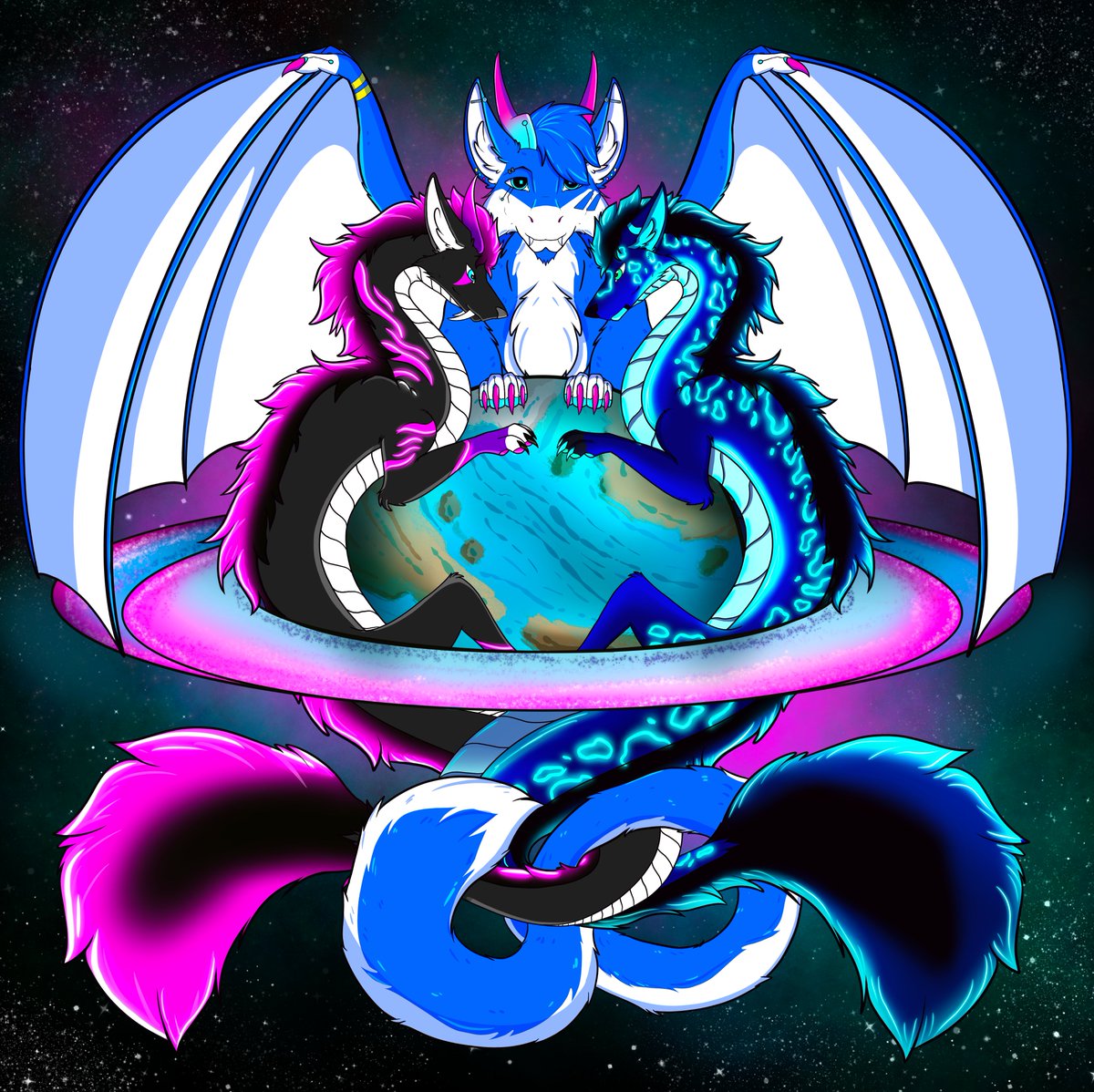 Altara_noodle's tweet photo. Commission done for @TekkysArtBox 
Ahhhhh biggest comm i have ever done!! So much went into it!! LOOK AT IT ITS STUNNING!!!! https://t.co/axRN4TWsBt