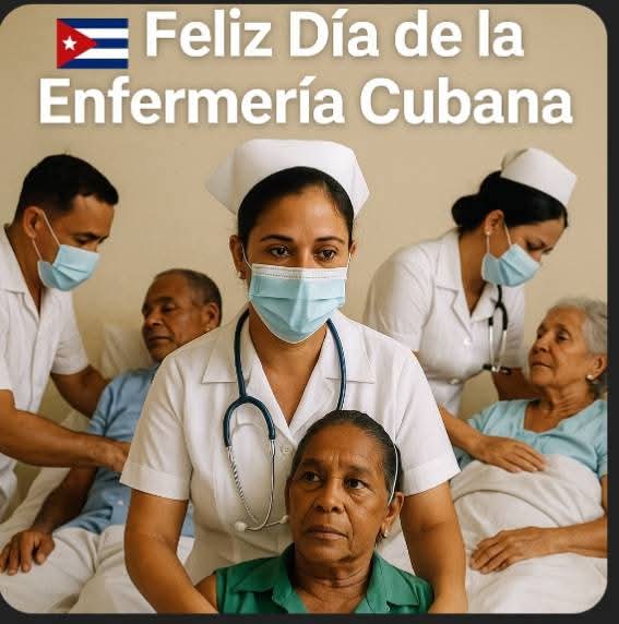 Felicidades a todos los que desempeñan tan humana profesión.
#CubaPorLaVida
