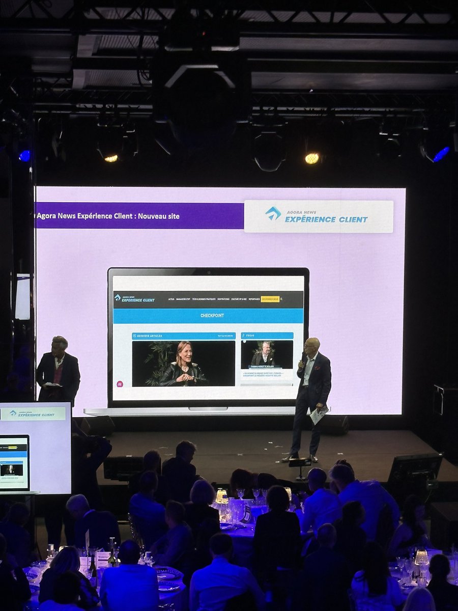 Agora_Managers's tweet image. Annonce du nouveau site de notre média @AgoraNewsClient au #GalaExperienceClient