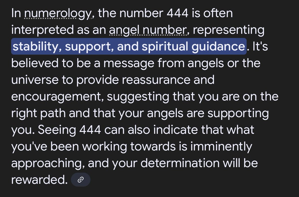 nobody freak out but this was posted at 4:44pm