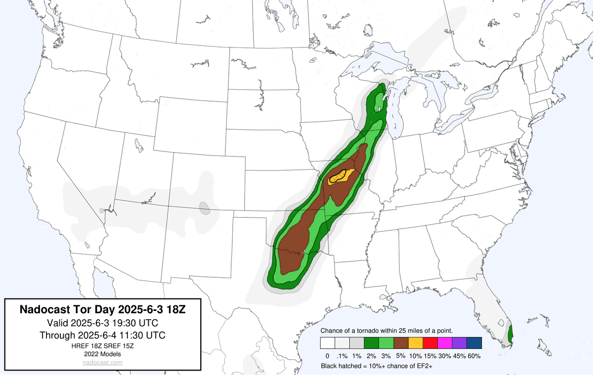 18Z Day Tornado Forecast (New New 2022 Models)